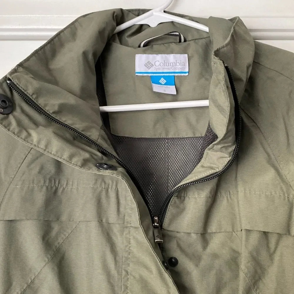 Columbia Army Green Remoteness Jacket Size Small
